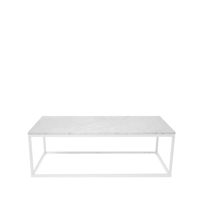 Scherlin scherlin soffbord 11 white, vitlackat stativ