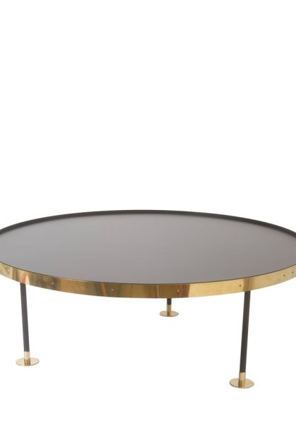 Scherlin soffbord 12 Ø110 cm, svart