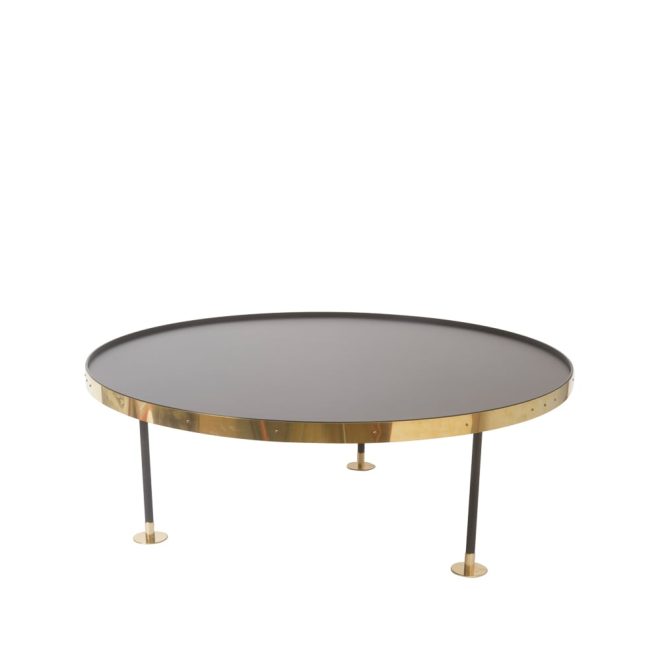 Scherlin soffbord 12 Ø110 cm, svart