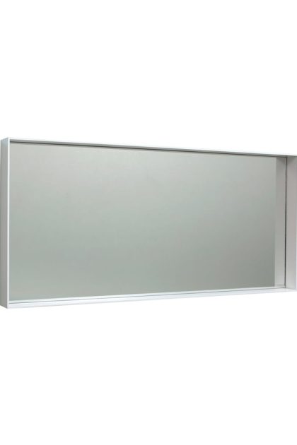Scherlin spegel 6 vit lack ek