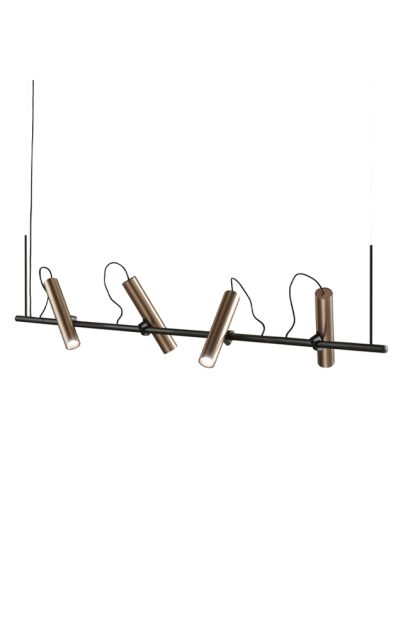Light-point spirit pendel black/rose gold, s1500