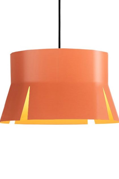 Bsweden split 40 pendel orange matt, svart textilsladd