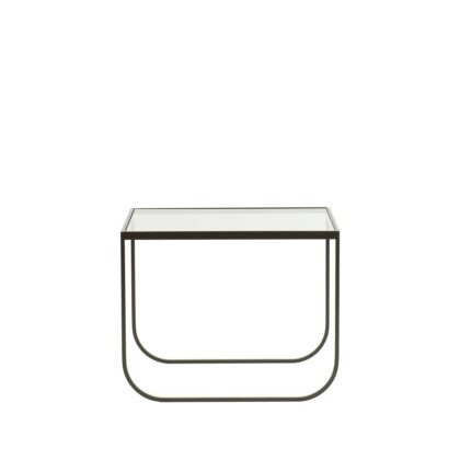 Asplund tati lounge high soffbord glas, char grey
