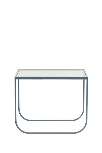 Asplund tati lounge high soffbord glas, nordic blue