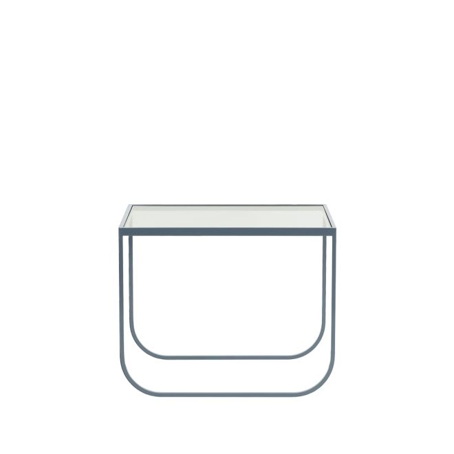 Asplund tati lounge high soffbord glas, nordic blue