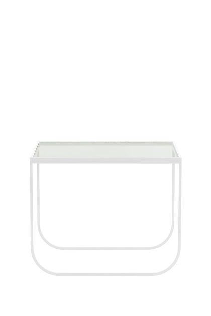 Asplund tati lounge high soffbord glas, white