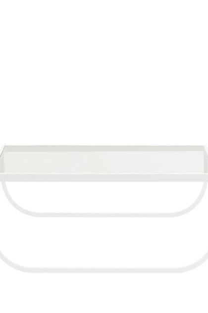 Asplund tati high soffbord glas, 15 vitt stativ