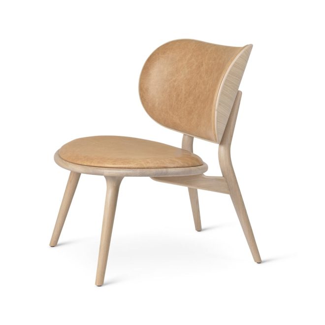 Mater the lounge chair loungestol natural-mattlackat ekstativ