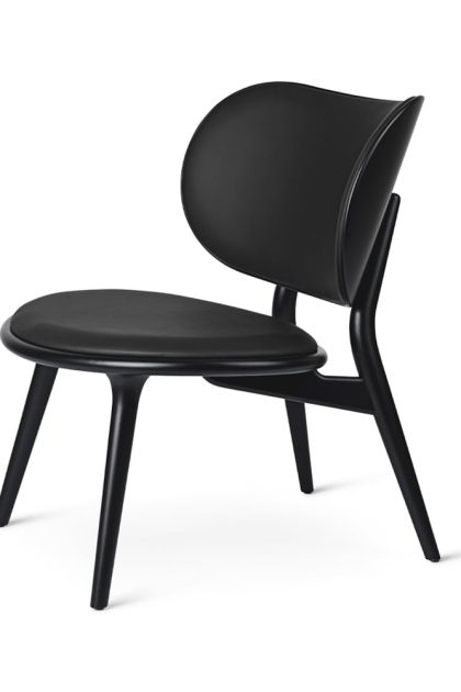 Mater the lounge chair loungestol black-svartbetstat bokstativ