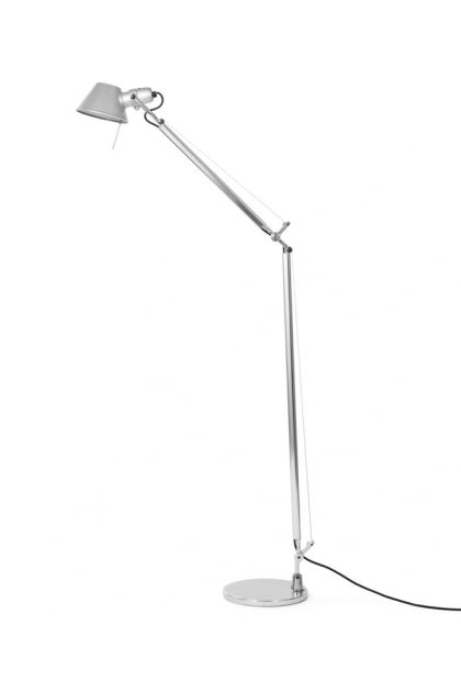 Artemide tolomeo reading golvlampa aluminium