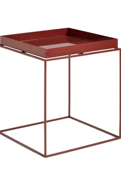 Hay tray table soffbord chocolate, medium