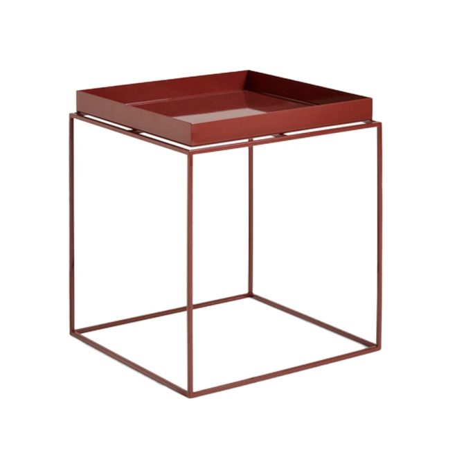 Hay tray table soffbord chocolate, medium