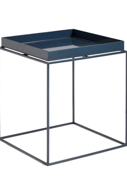 Hay tray table soffbord deep blue, medium