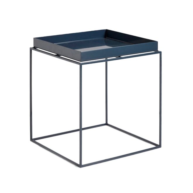 Hay tray table soffbord deep blue, medium