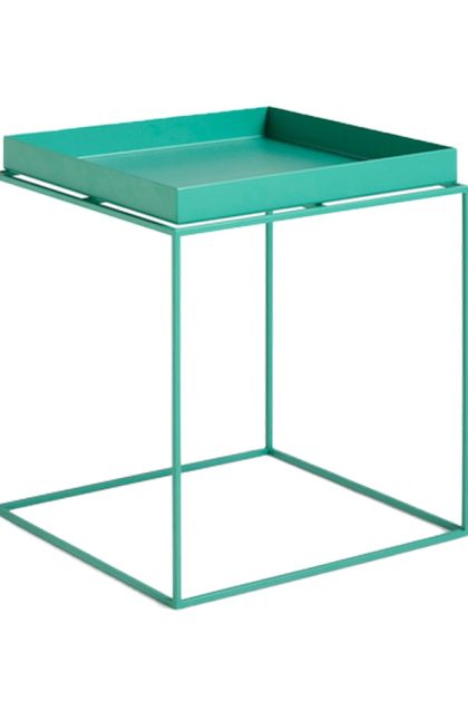 Hay tray table soffbord peppermint green, medium