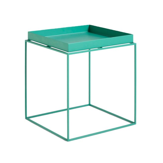 Hay tray table soffbord peppermint green, medium