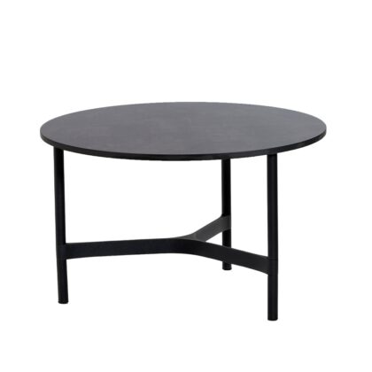 Cane-line twist soffbord medium Ø70 cm dark grey-lava grey