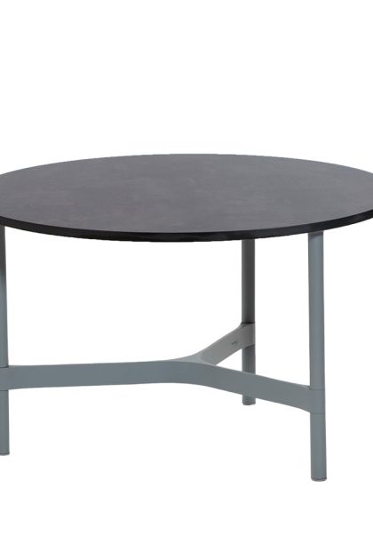 Cane-line twist soffbord medium Ø70 cm dark grey-light grey