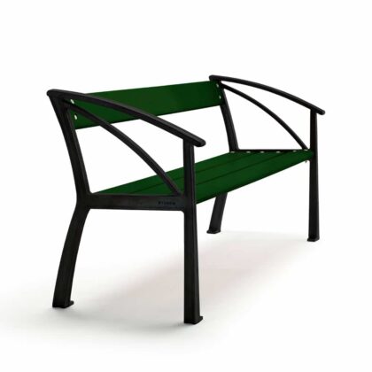 Byarums bruk vasa soffa grön, svart stativ