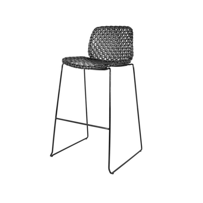 Cane-line vibe barstol black
