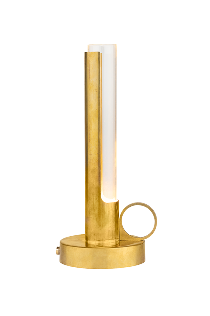 Örsjö belysning visir bordslampa rå mässing