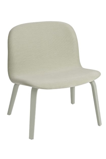 Muuto visu loungefåtölj klädd stol balder 912-dusty green