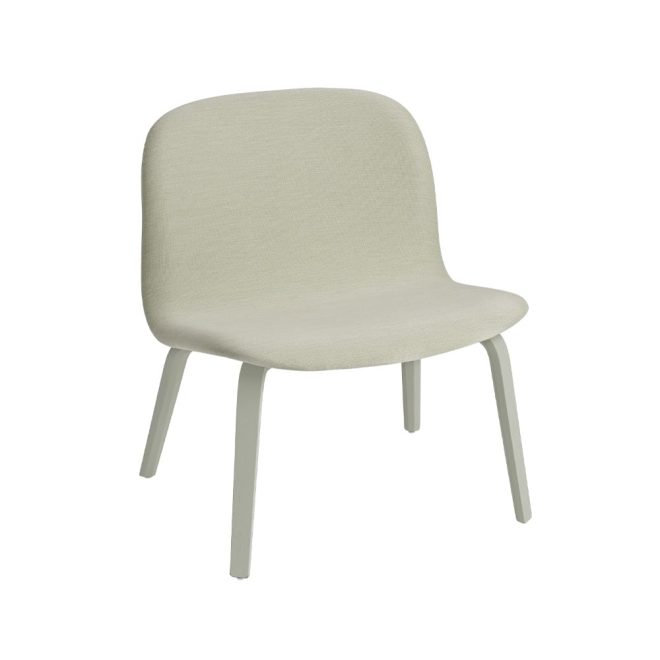 Muuto visu loungefåtölj klädd stol balder 912-dusty green