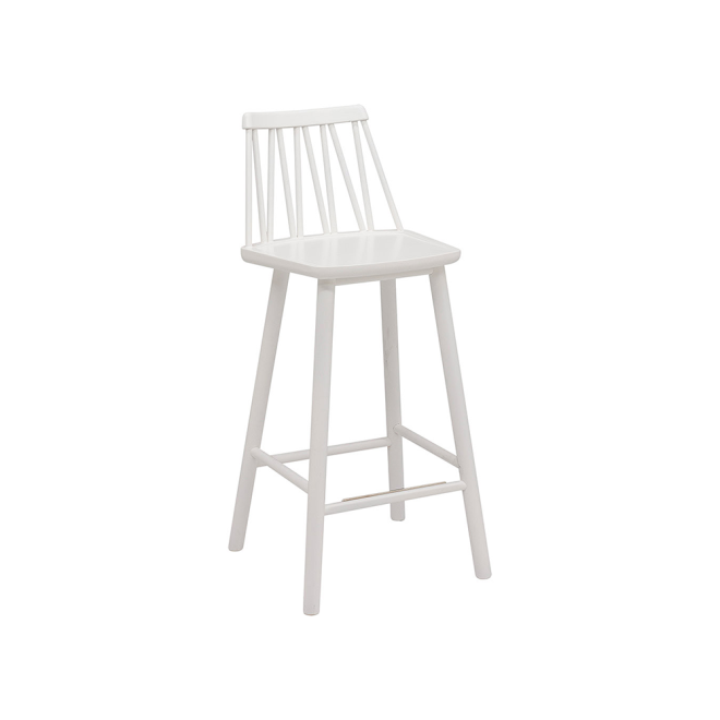 Hans k zigzag barstol 63 cm vit