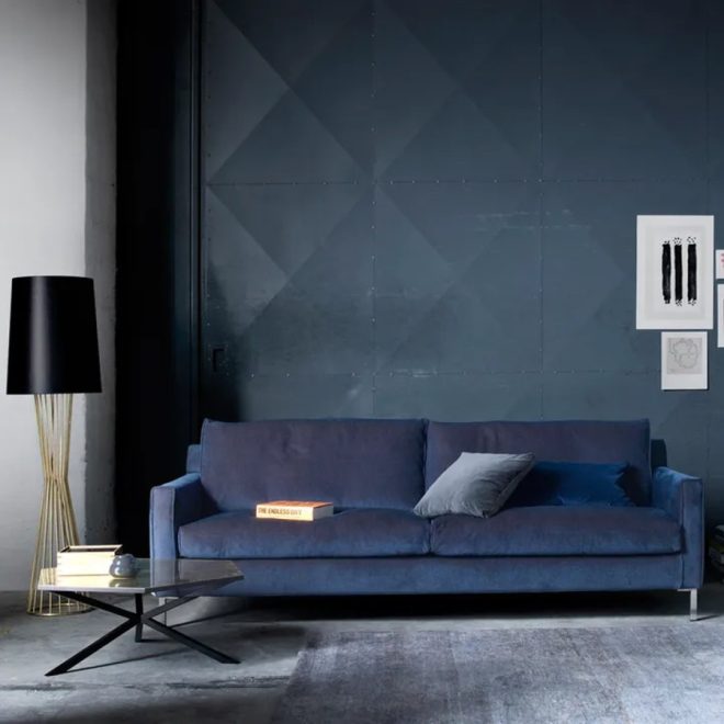 Eilersen streamline 3-sits soffa gråblå 220 cm - tangent 16
