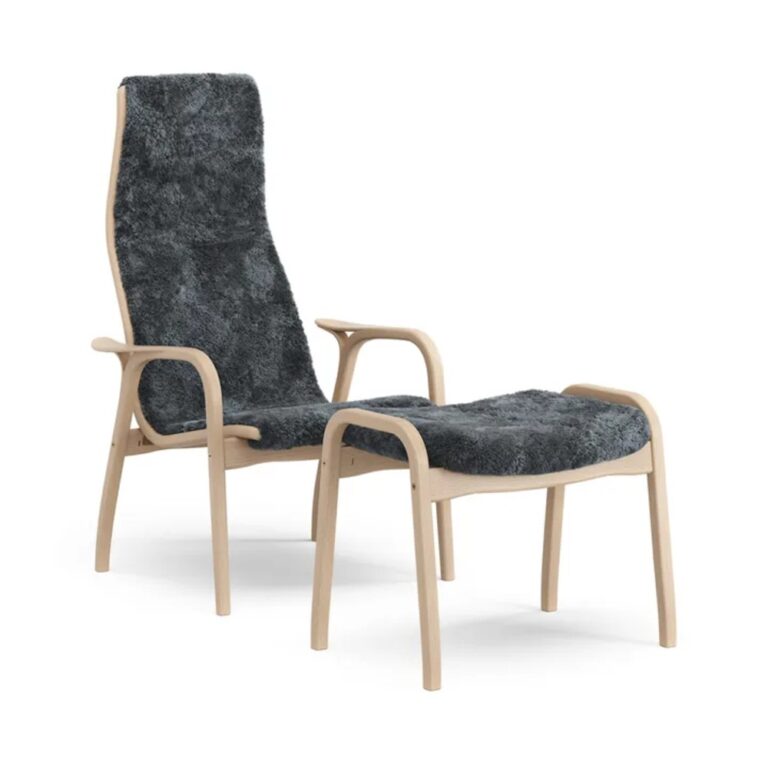 Lamino fåtölj och fotpall