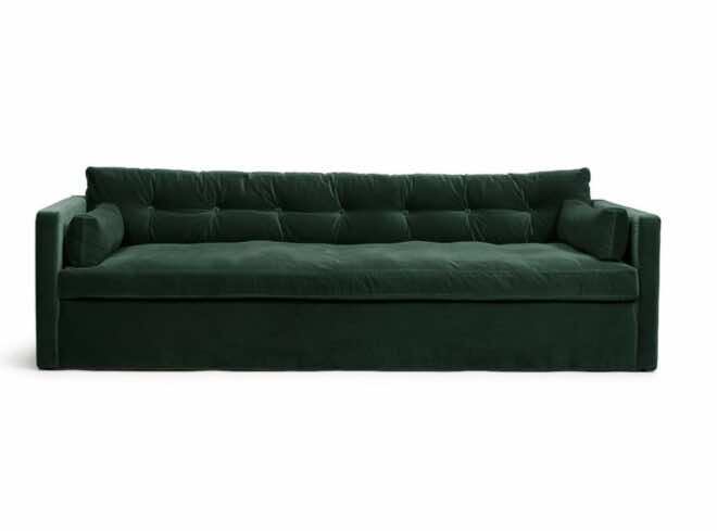 Dahlia grande 3 sitssoffa emerald green