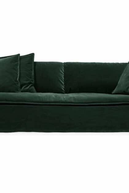 Luca grande 3 sitssoffa emerald green