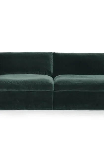 Lucie grande 2 sitssoffa emerald green