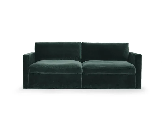 Lucie grande 2 sitssoffa emerald green