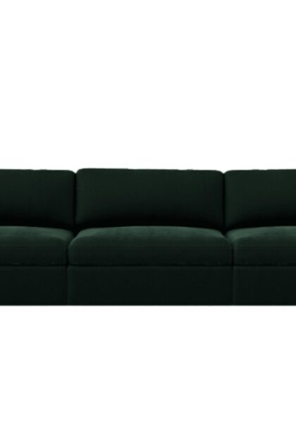 Lucie grande 3 sitssoffa emerald green