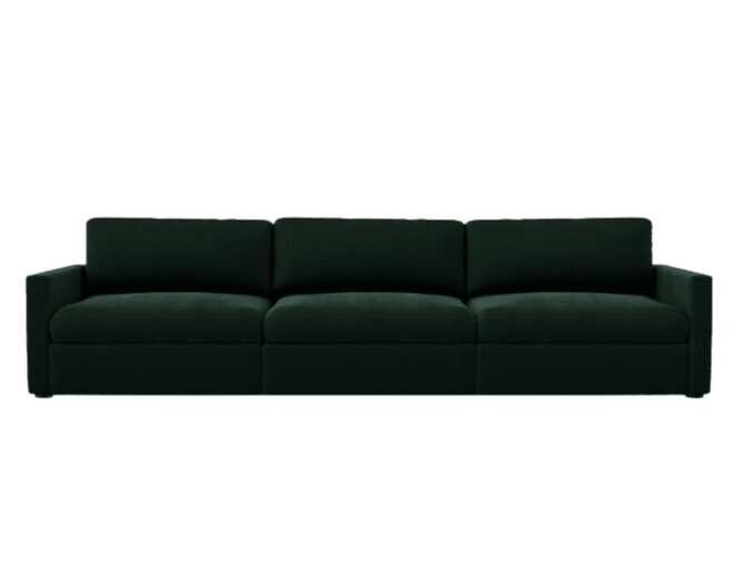 Lucie grande 3 sitssoffa emerald green