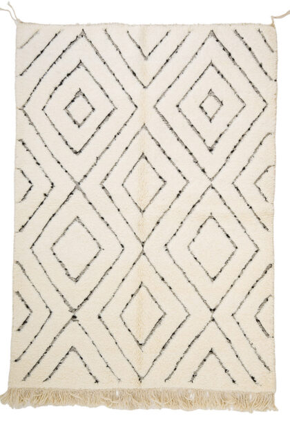 Kelimmatta Marockansk Beni Ourain 160 x 225 cm (Storlek: 160 x 225 cm)