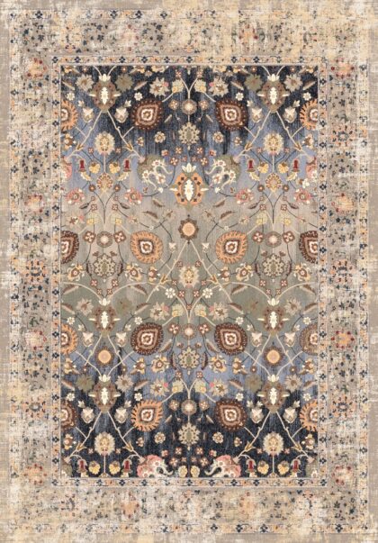 Wiltonmatta - Bouhjar (beige/multi) (Storlek: 240 x 340 cm)