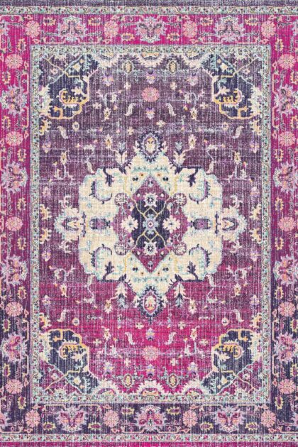 Wiltonmatta - Siliana (rosa) (Storlek: 240 x 340 cm)