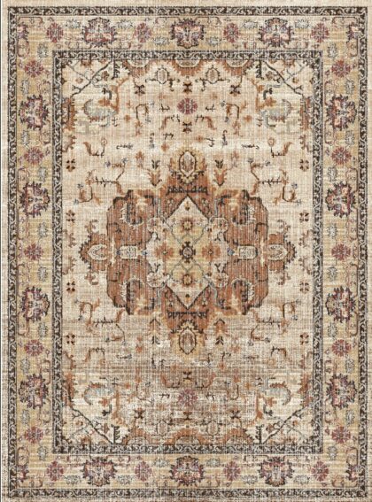 Wiltonmatta - Siliana (beige) (Storlek: 240 x 340 cm)