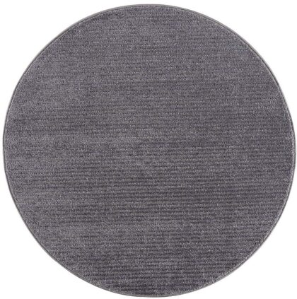 Runda mattor - Grace (grå) (Storlek: Ø 200 cm)