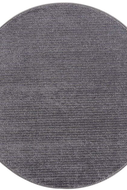 Runda mattor - Grace (grå) (Storlek: Ø 200 cm)