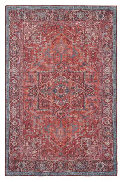 Flatvävd matta - Birjand (röd) (Storlek: 230 x 340 cm)