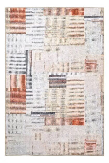 Flatvävd matta - Calla (röd) (Storlek: 230 x 340 cm)