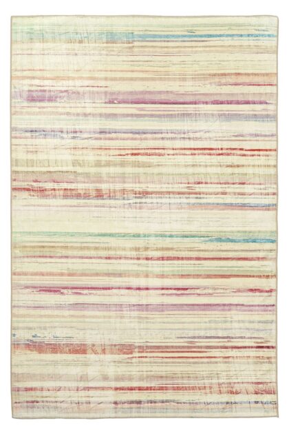 Flatvävd matta - Delara (beige/multi) (Storlek: 230 x 340 cm)