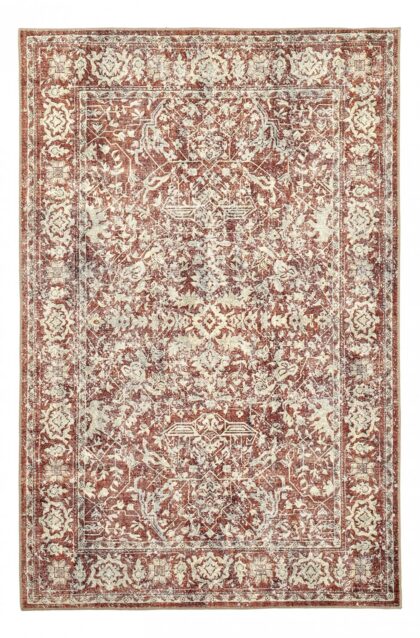 Flatvävd matta - Meralis (röd) (Storlek: 230 x 340 cm)