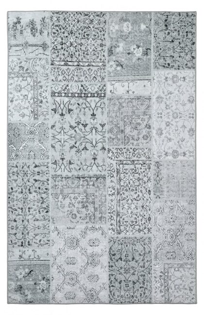 Flatvävd matta - Myrina (grå) (Storlek: 230 x 340 cm)