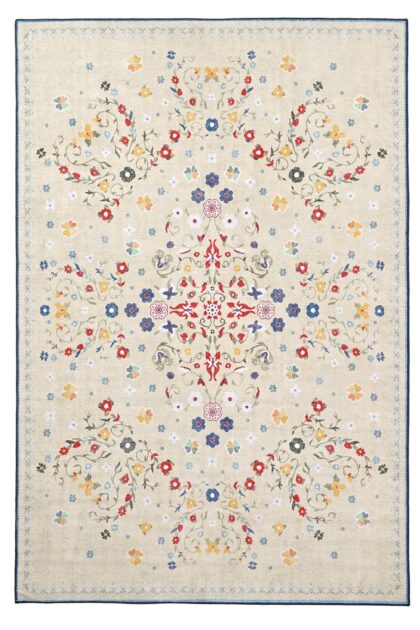 Flatvävd matta - Nabilar (cream) (Storlek: 230 x 340 cm)