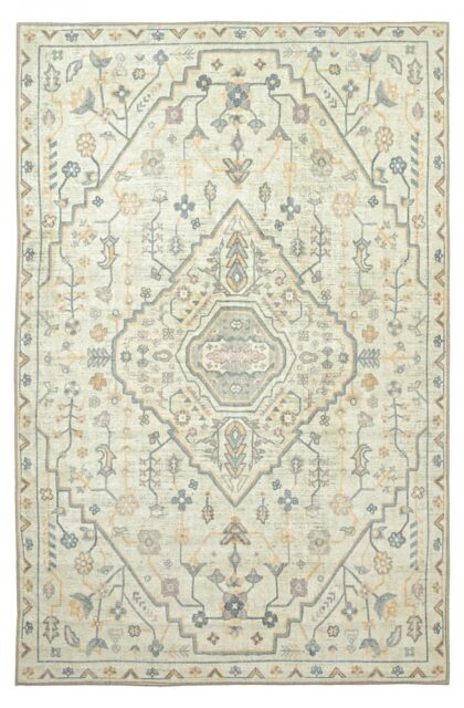 Flatvävd matta - Nahla (cream) (Storlek: 230 x 340 cm)