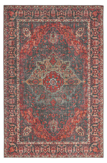 Flatvävd matta - Velamir (röd) (Storlek: 230 x 340 cm)